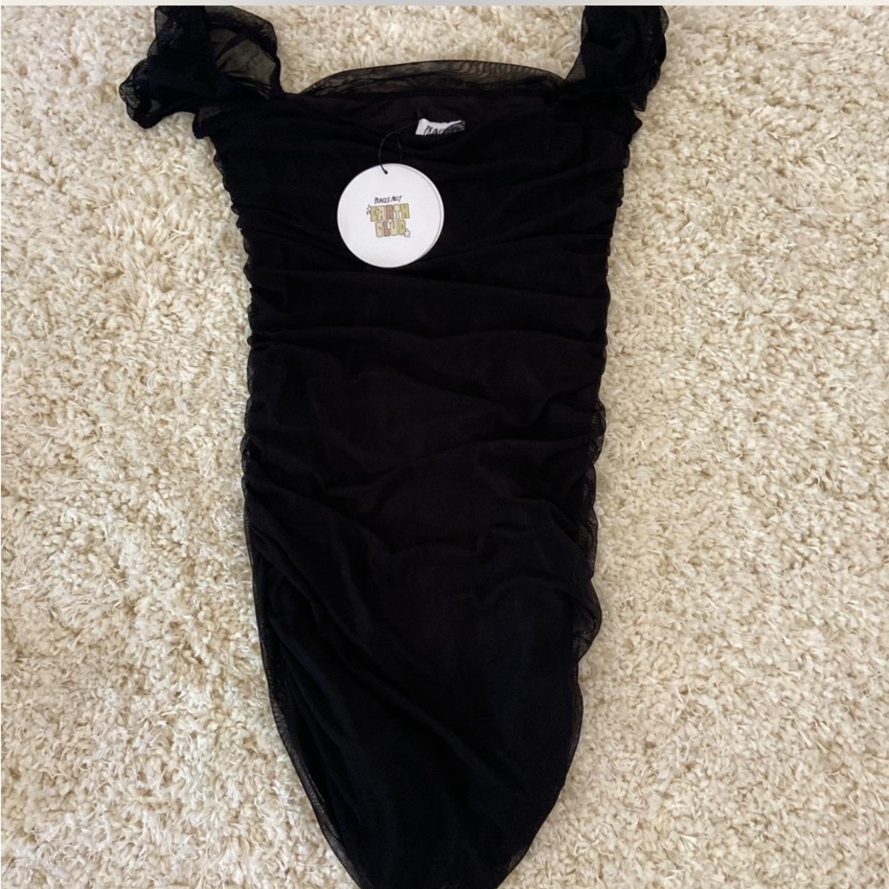 black charvi mini dress
